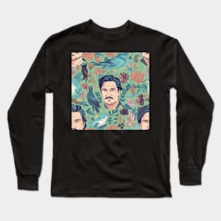 Pedro Pascal Pattern birdy boy Long Sleeve T-Shirt